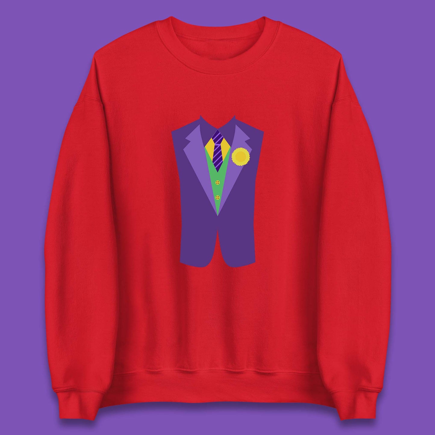 Funny Tuxedo Mardi Gras Tux Party Celebration Costume Unisex Sweatshirt