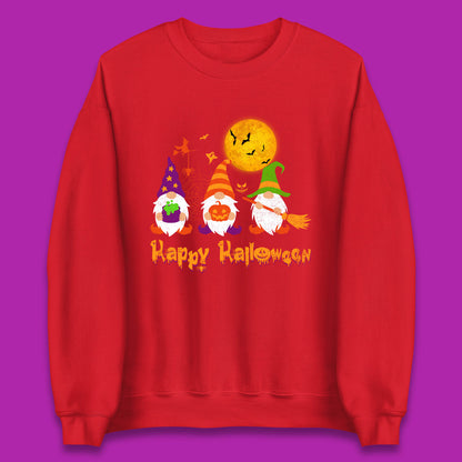 Happy Halloween Gnomies Spooky Witch Gnomes Scary Gnome Lover Unisex Sweatshirt