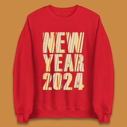 Retro Style New Year 2024 Unisex Sweatshirt
