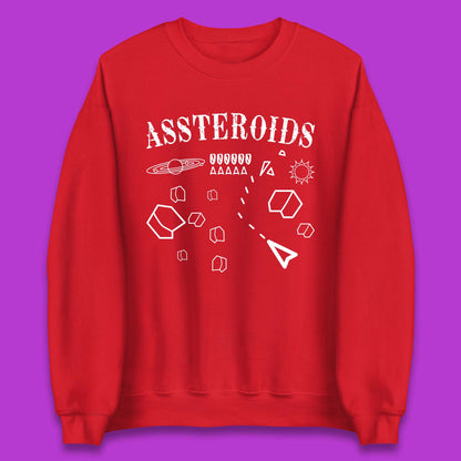 Assteroids Video Game Unisex Sweatshirt