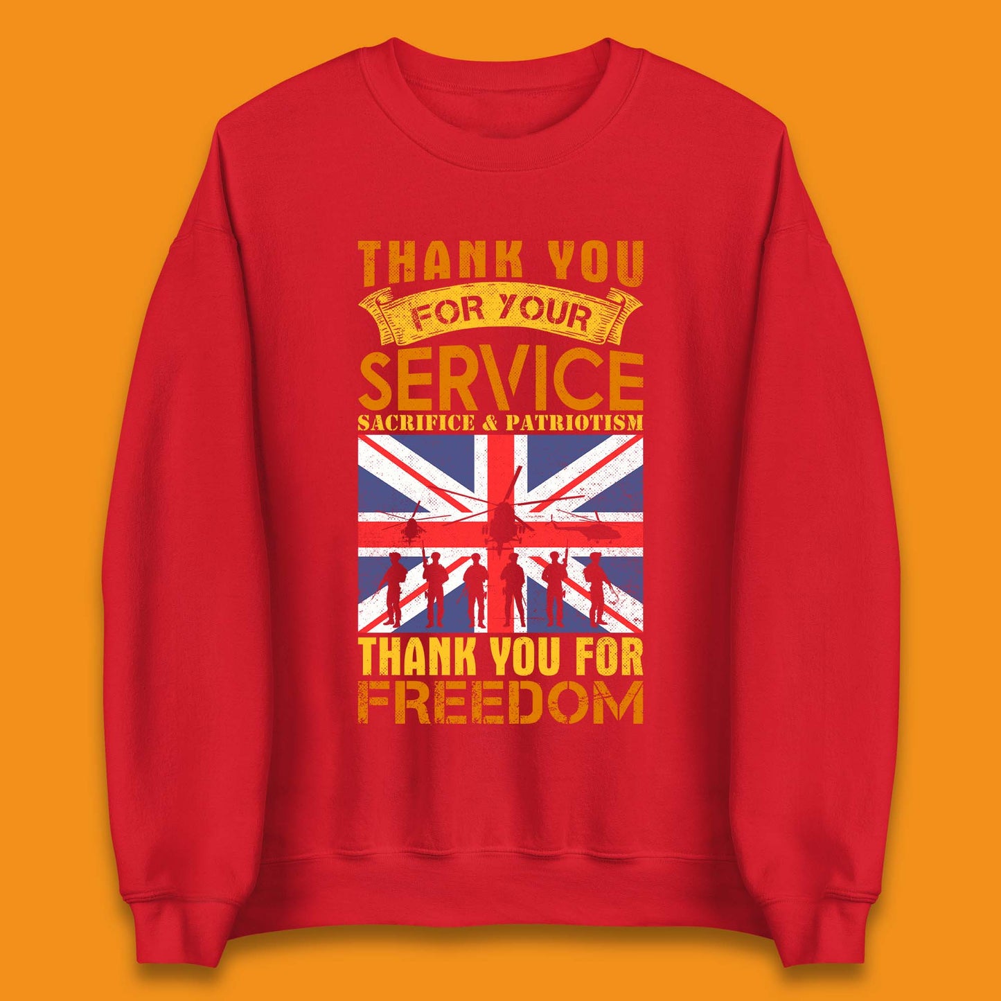 Thank You For Your Service Unisex Sweatshirt