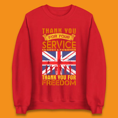 Thank You For Your Service Unisex Sweatshirt