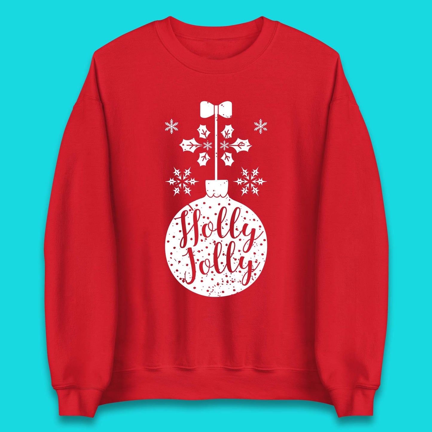 holly jolly christmas sweatshirt