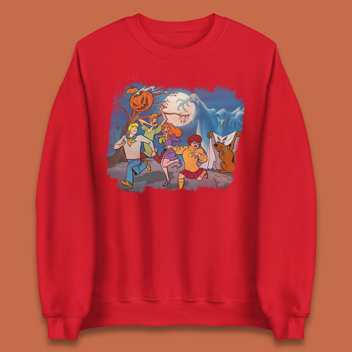 Scooby Doo & Gang Halloween Horror Scary Ghost Haunted Scary Night Unisex Sweatshirt