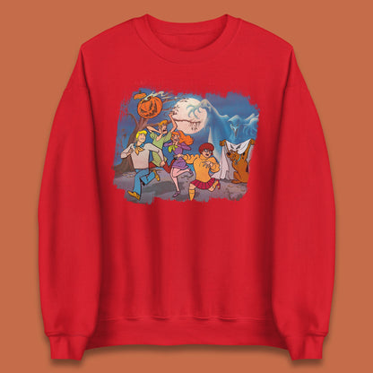 Scooby Doo & Gang Halloween Horror Scary Ghost Haunted Scary Night Unisex Sweatshirt
