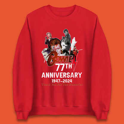 Bowie 77th Anniversary Unisex Sweatshirt