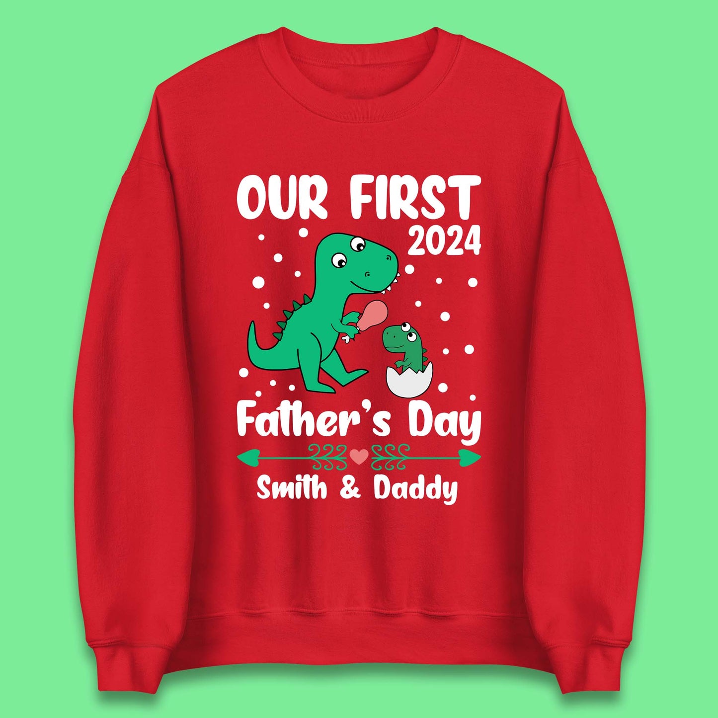 Personalised First Father's Day Unisex Sweatshirt