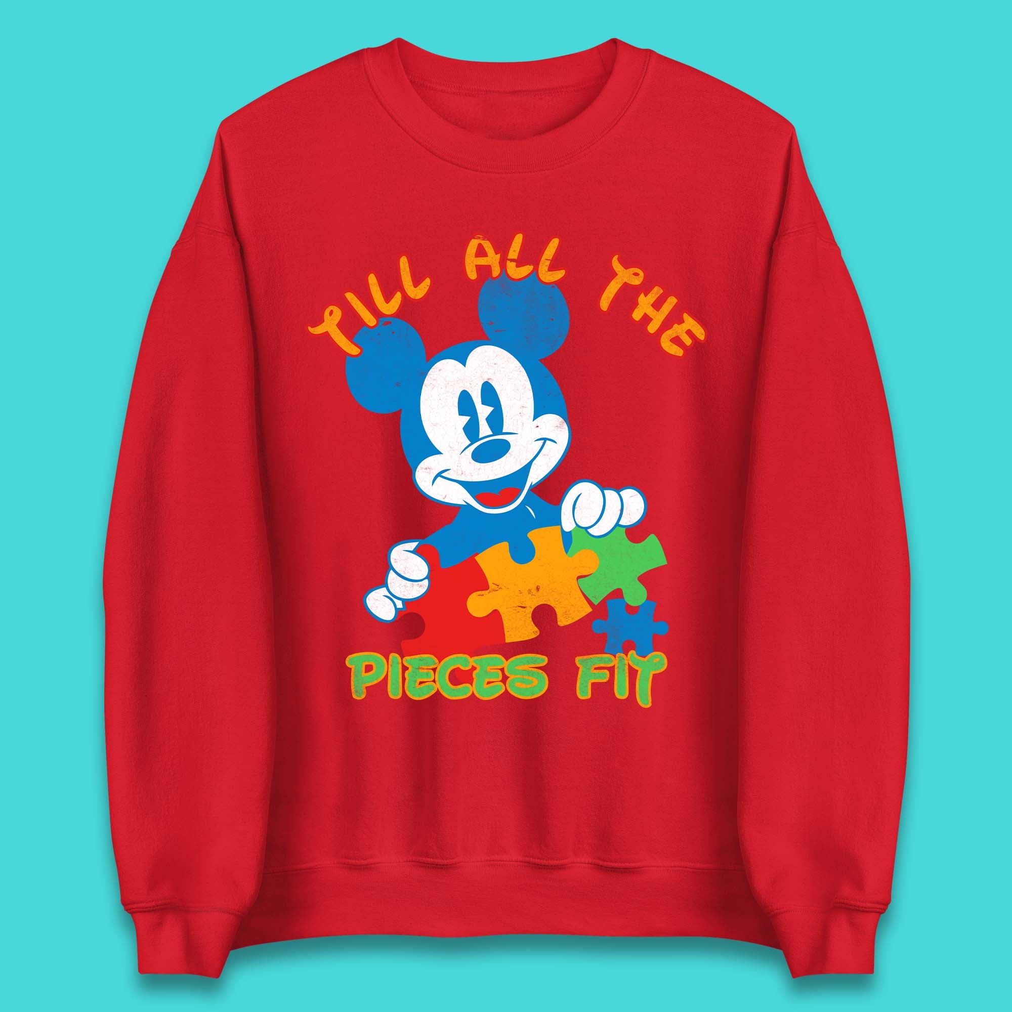 Autism Mickey Mouse Unisex Sweatshirt