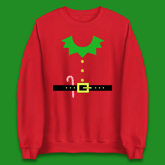 christmas elf costume christmas candy sweatshirt