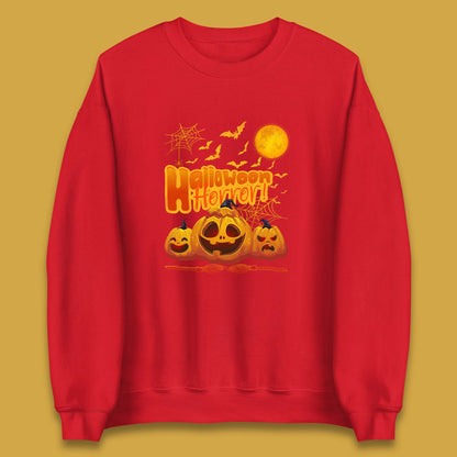 Happy Halloween Jack-o-lantern Horror Scary Monster Pumpkins Unisex Sweatshirt
