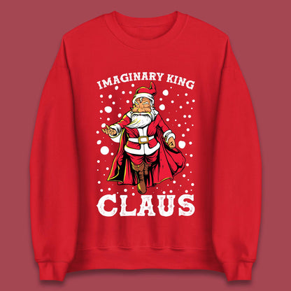 imaginary king santa christmas sweatshirt
