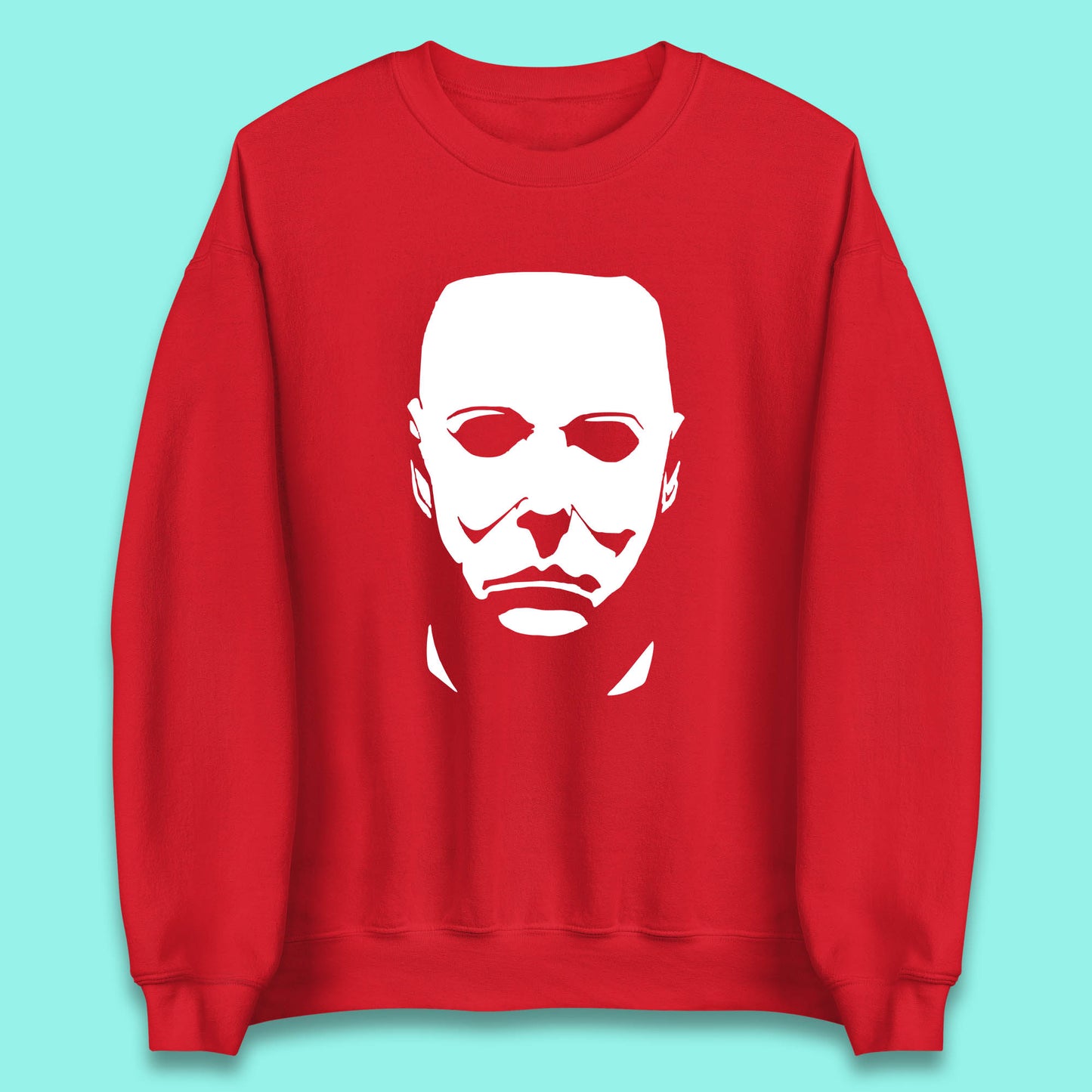 Michael Myers Face Mask Halloween Michael Myers Horror Movie Character Unisex Sweatshirt