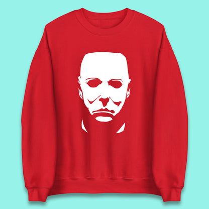 Michael Myers Face Mask Halloween Michael Myers Horror Movie Character Unisex Sweatshirt