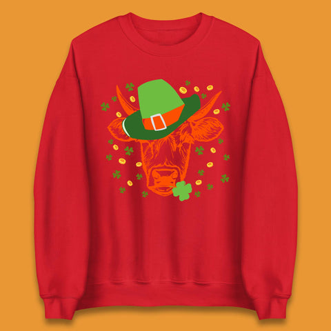 St Patrick's Cow Unisex Sweatshirt