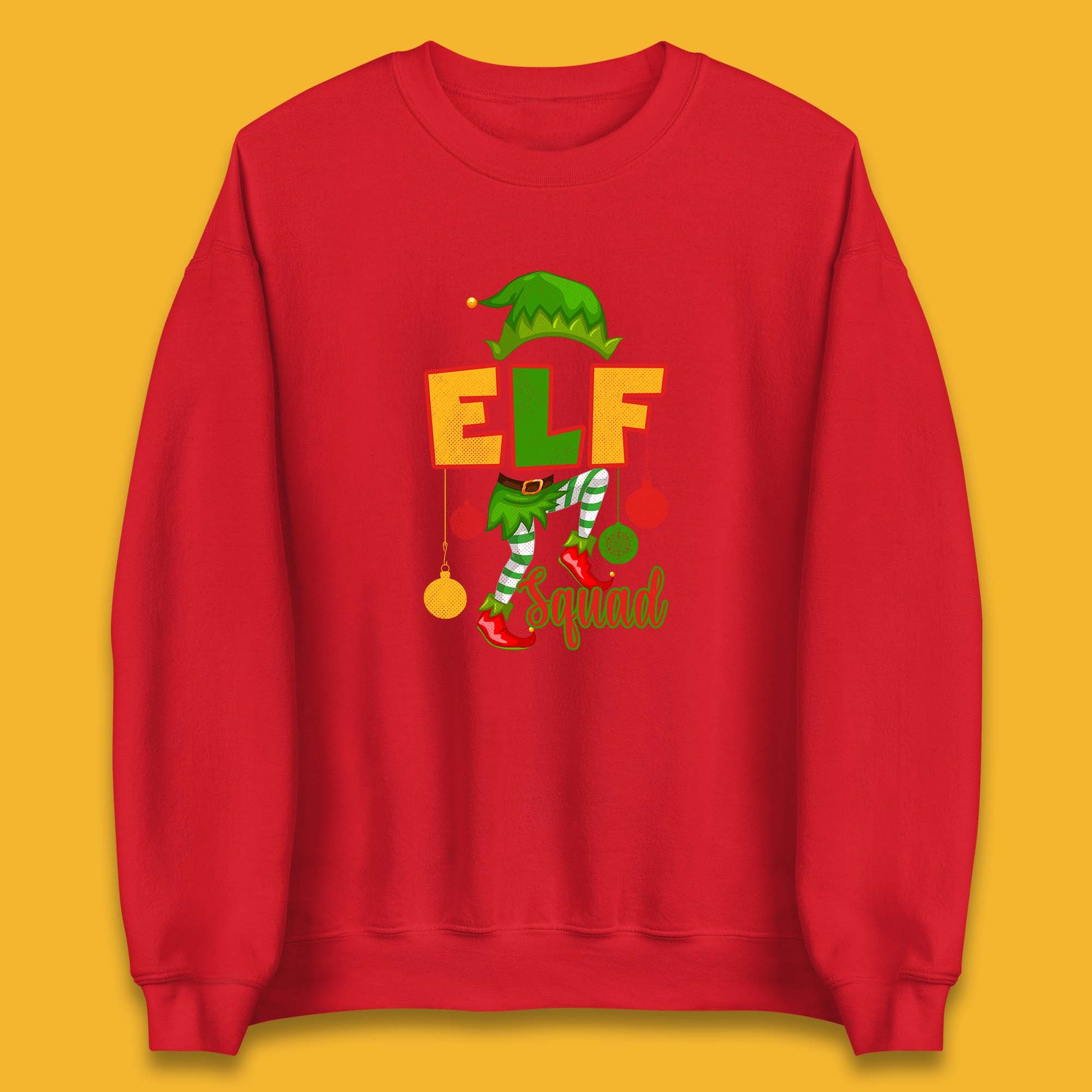 elf squad christmas sweatshirt