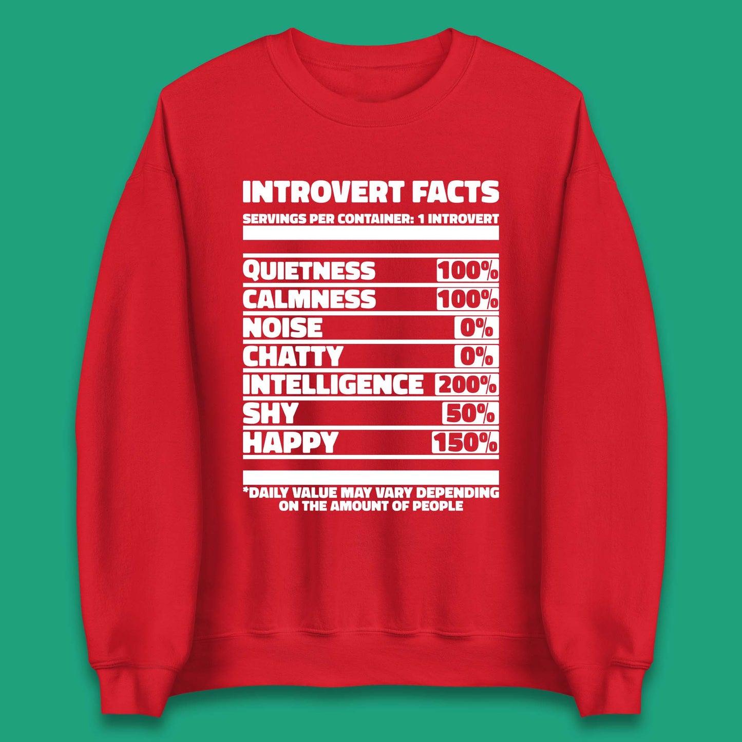 Introvert Facts Unisex Sweatshirt