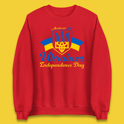 Ukraine's 24 August Ukraine Independence Day Proud Ukrainian Unisex Sweatshirt