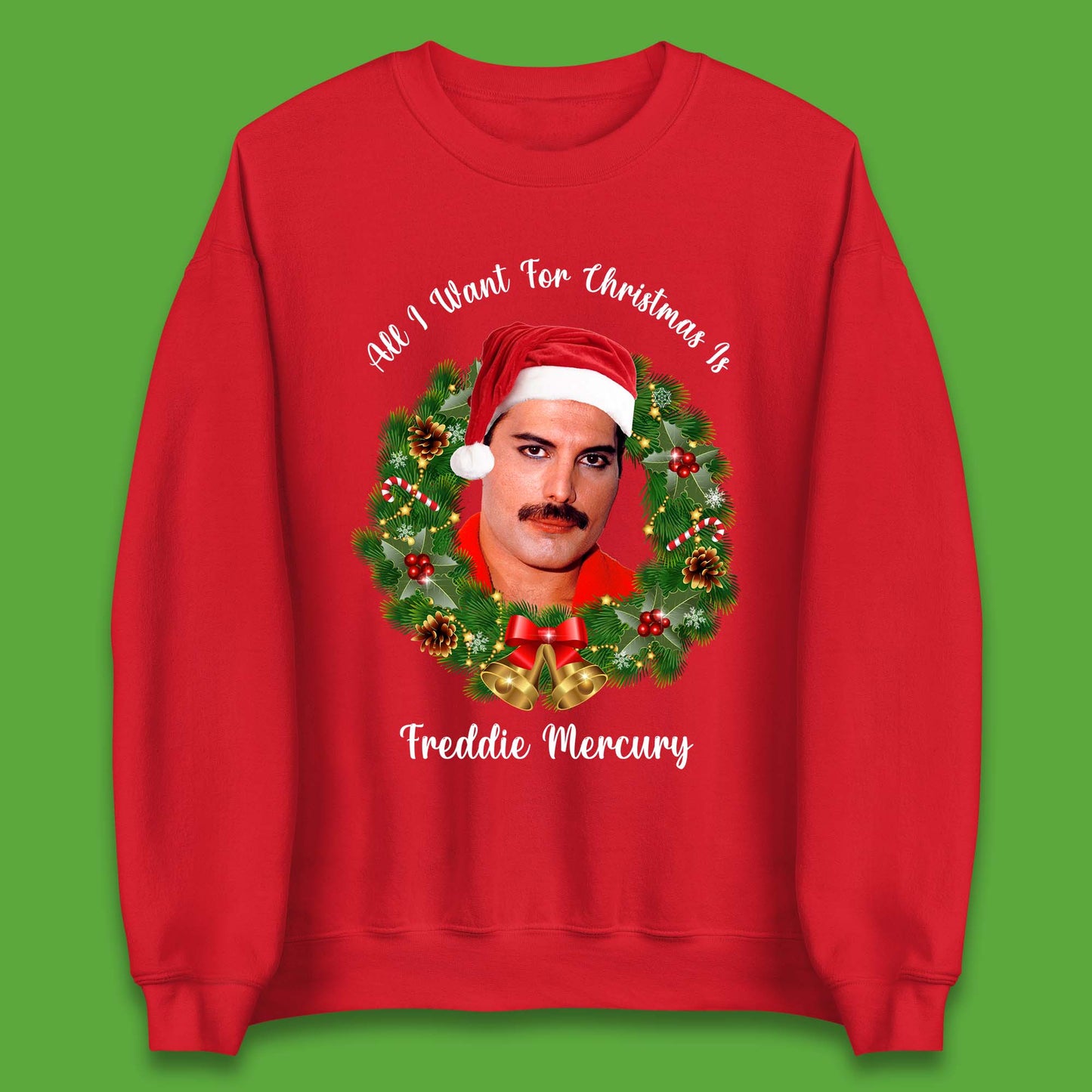 Freddie Mercury Christmas Jumper