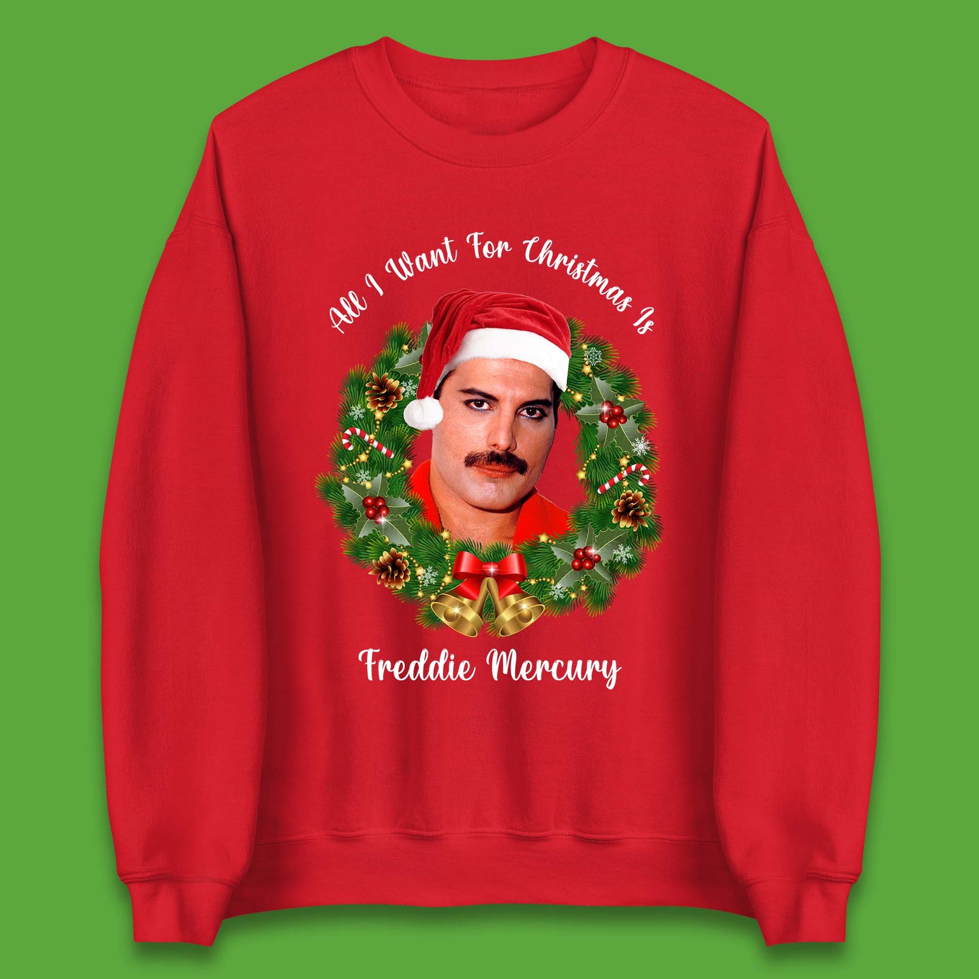 Freddie Mercury Christmas Jumper