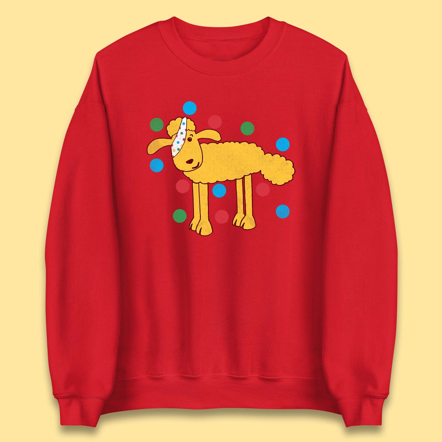 Spotty Pudsey Sheep Children In Need Dotty Spot Charity Raising Pudsey Sheep Unisex Sweatshirt