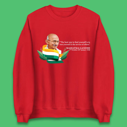 Mahatma Gandhi Quotes Unisex Sweatshirt