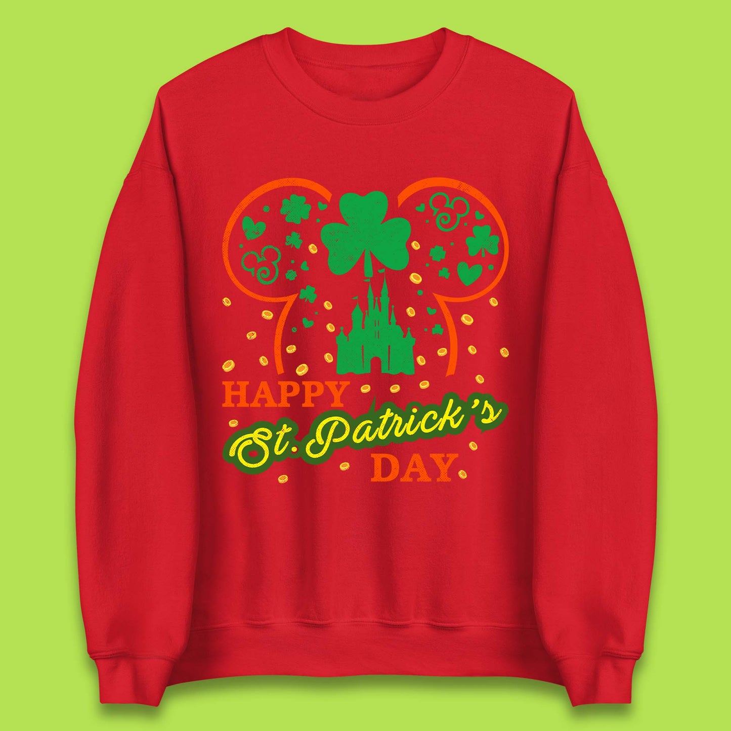 Disney Happy St. Patrick's Day Unisex Sweatshirt