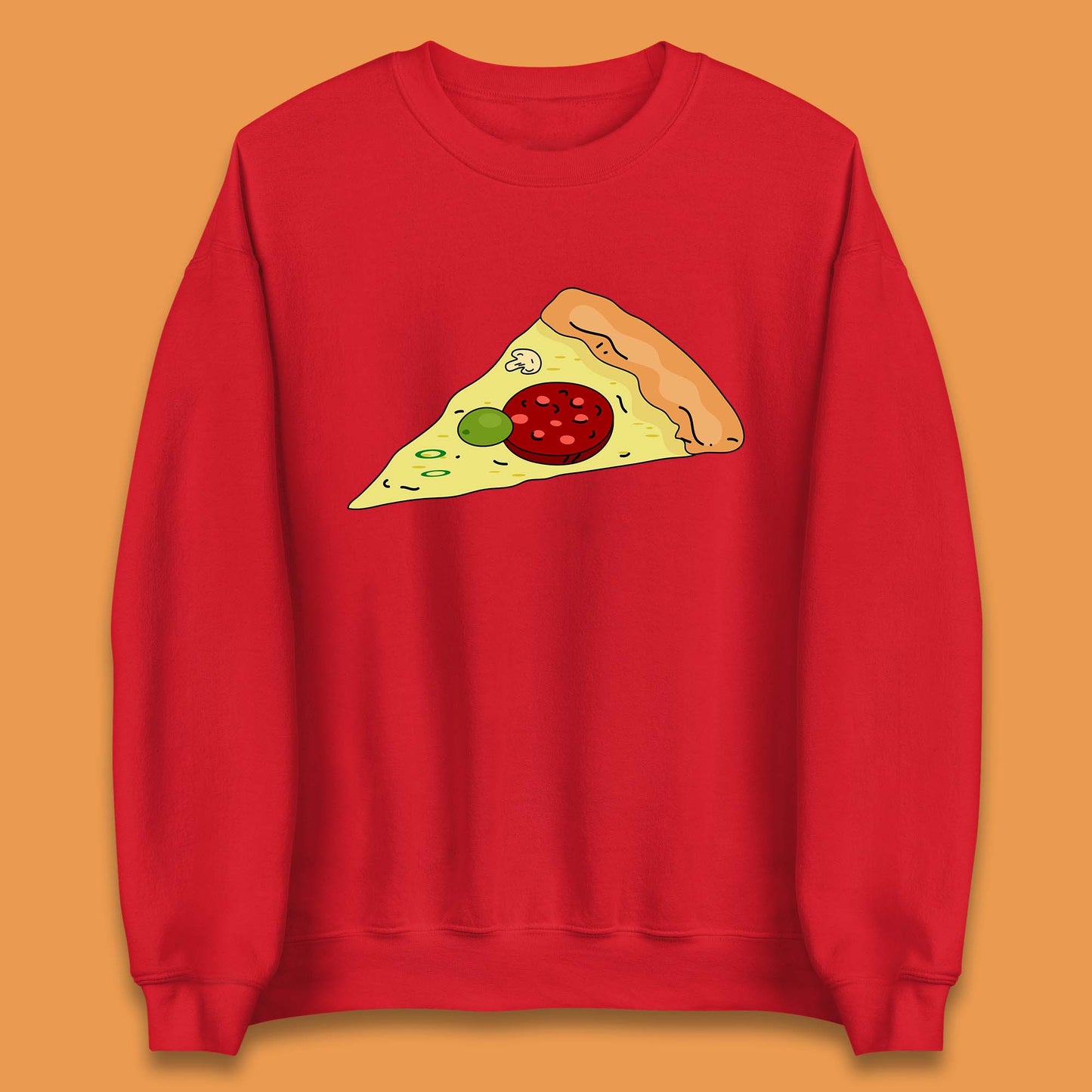 Italian Pizza Slice Pizzaologist Pizza Lover Pizza Holic Pizza Addict Unisex Sweatshirt