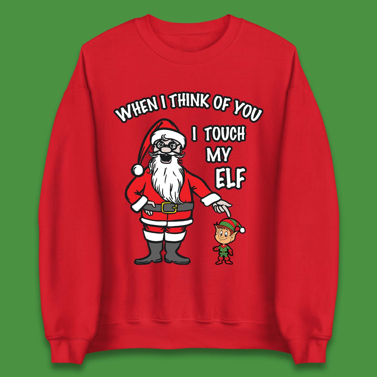Cheeky Rude Funny Christmas Unisex Sweatshirt