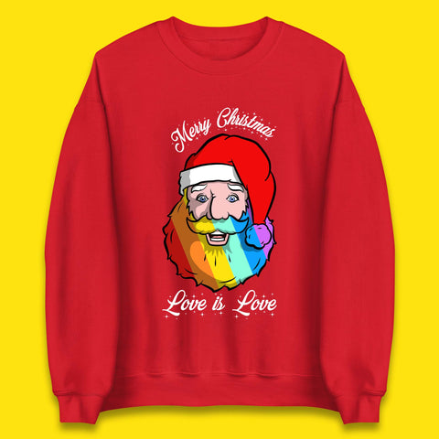 Gay Santa Christmas Unisex Sweatshirt