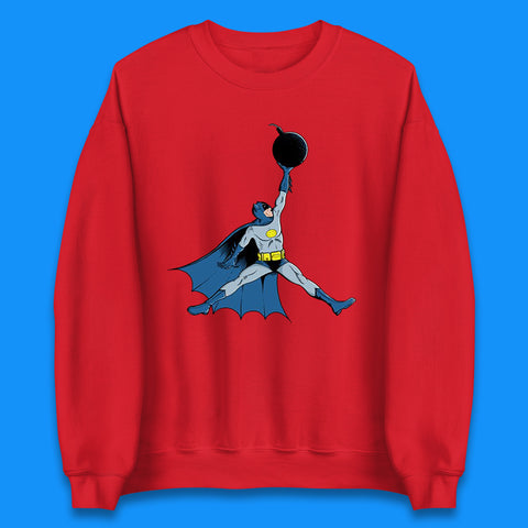 Superhero Batman Jordan Spoof DC Comics Action Adventure Movie Character Unisex Sweatshirt