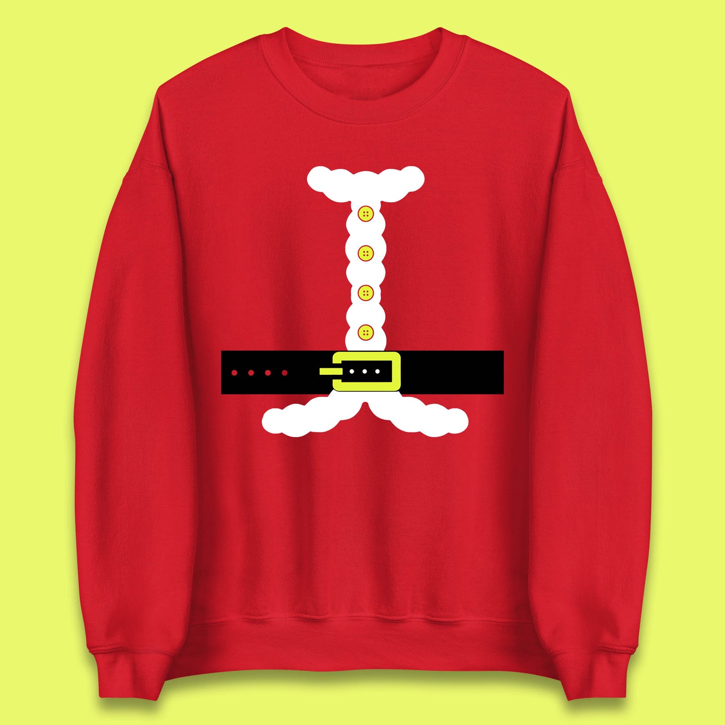 christmas santa claus costume sweatshirt