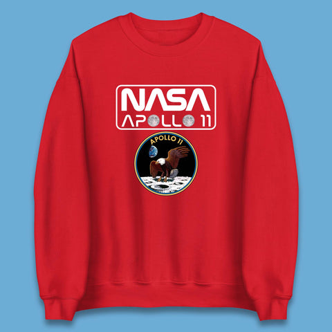Nasa Apollo 11 First Lunar Landing Moon Rocket Astronomy Unisex Sweatshirt