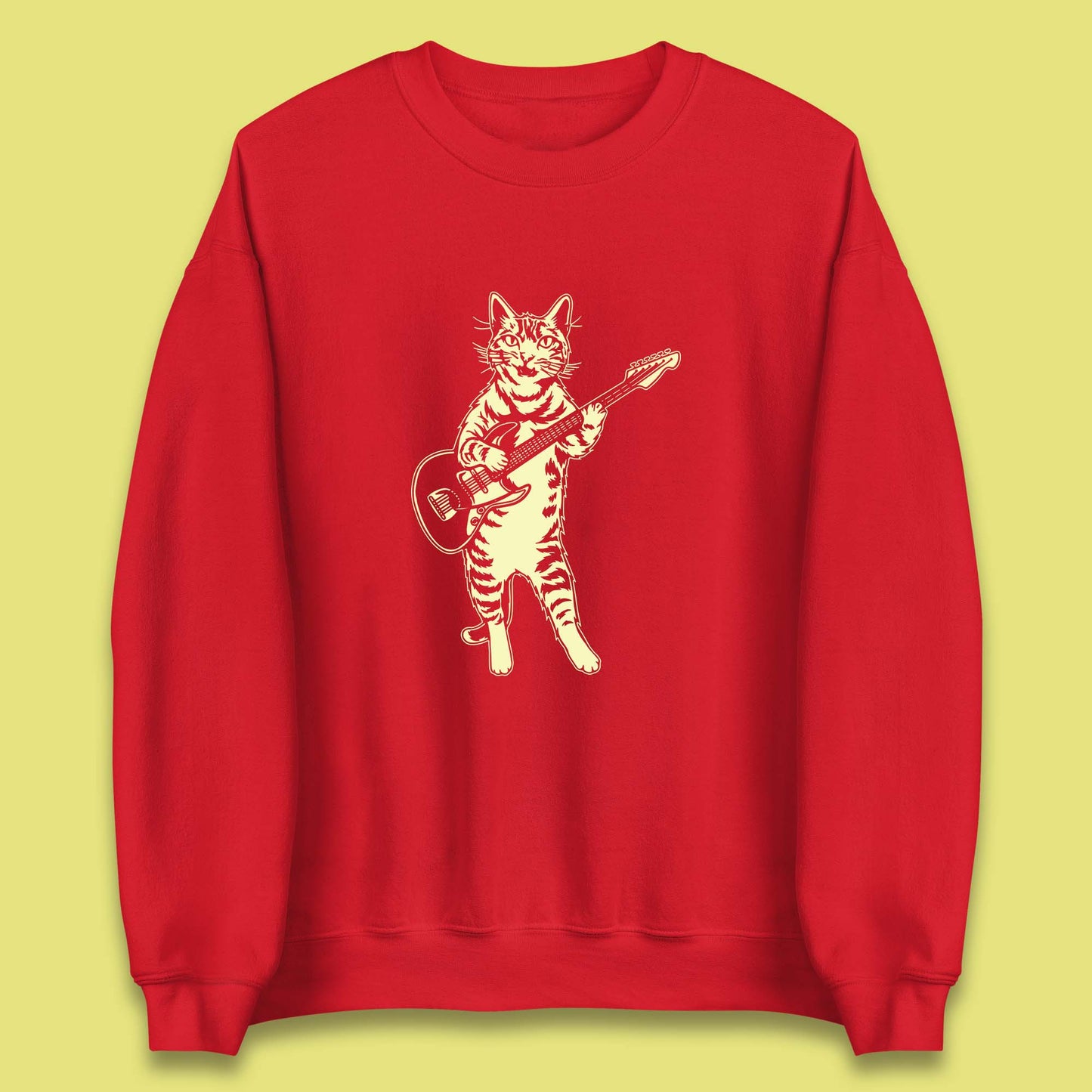 Cat Playing Guitar Jumper