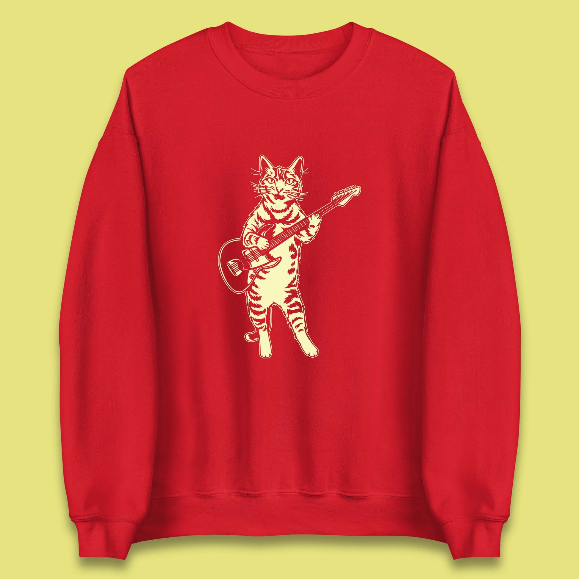 Cat Playing Guitar Jumper