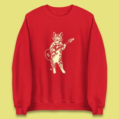 Cat Playing Guitar Jumper
