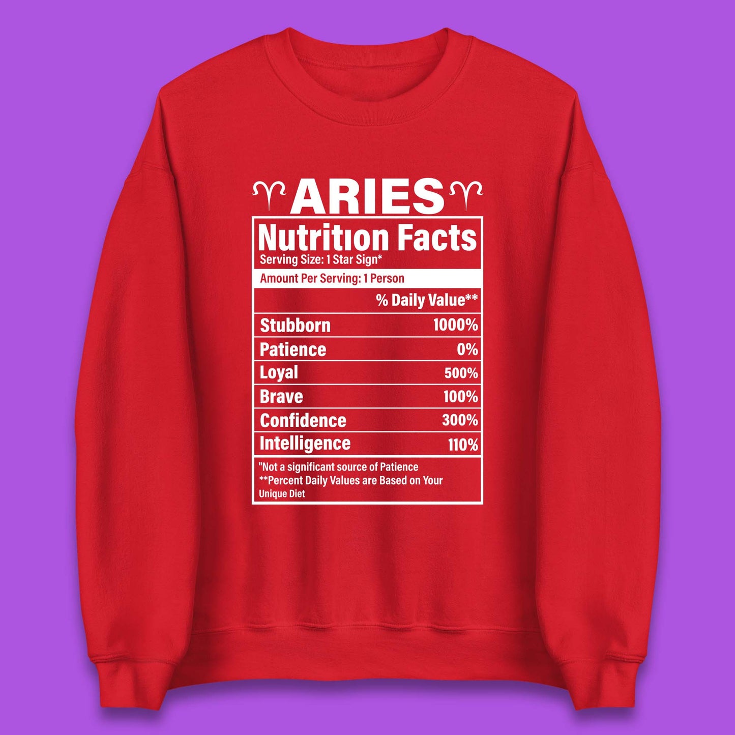 Aries Zodiac Sweater