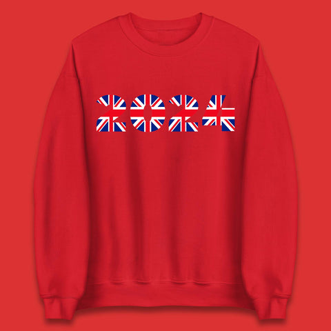 New Year 2024 UK Flag Unisex Sweatshirt