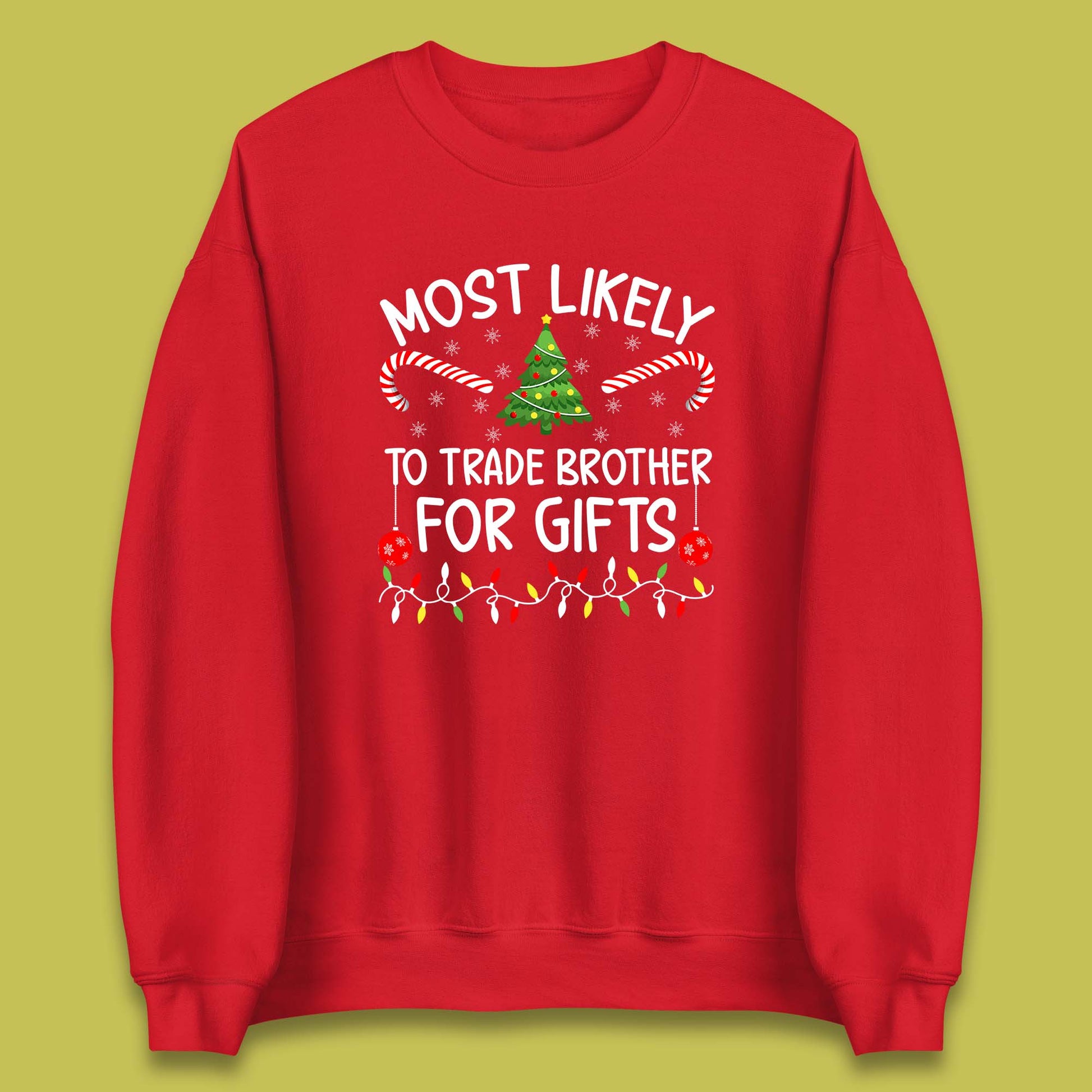 trade brother for christmas gifts sweatshirt