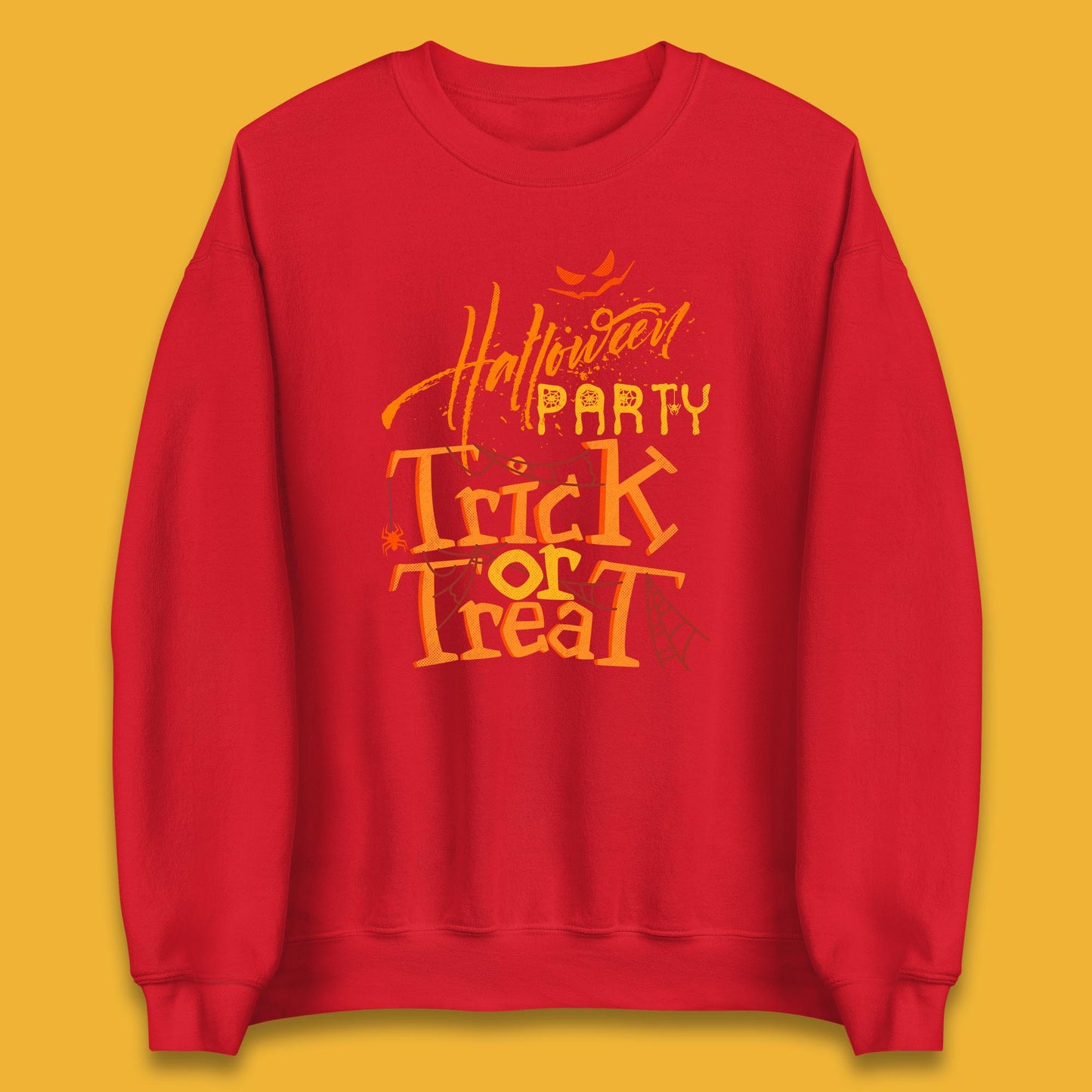 Happy Halloween Trick Or Treat Horror Scary Spooky Vibes Unisex Sweatshirt
