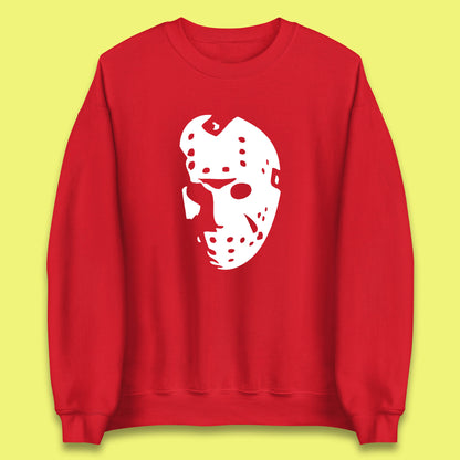 Halloween Jason Voorhees Horror Face Mask Friday The 13th Horror Movie Character Unisex Sweatshirt