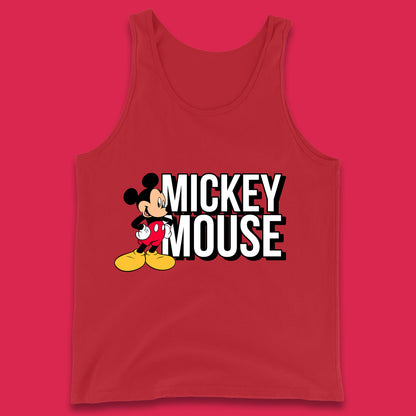 Disney Mickey Mouse Cartoon Character Disneyland Walt Disney Vacation Trip Disney World Tank Top