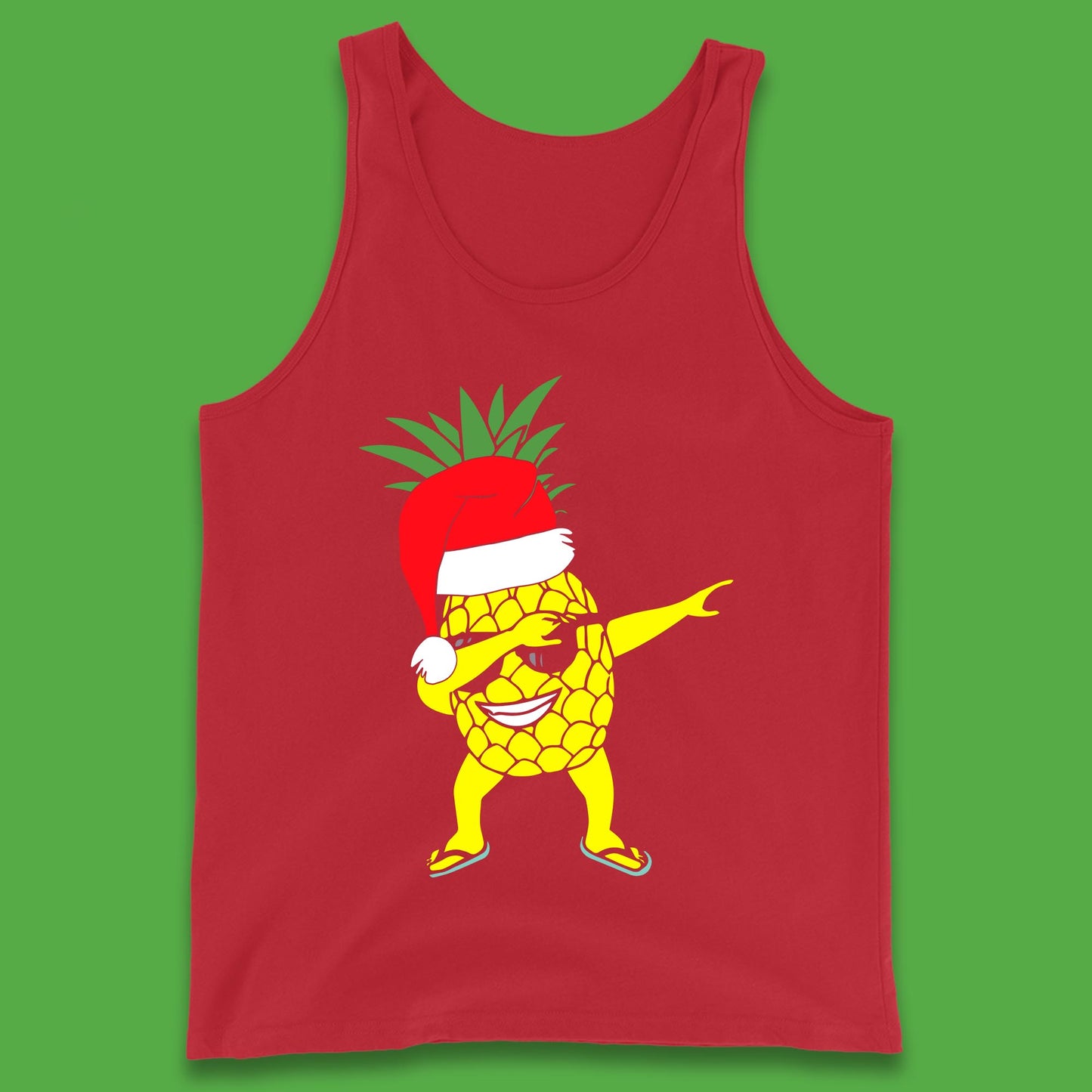 dabbing pineapple tank top