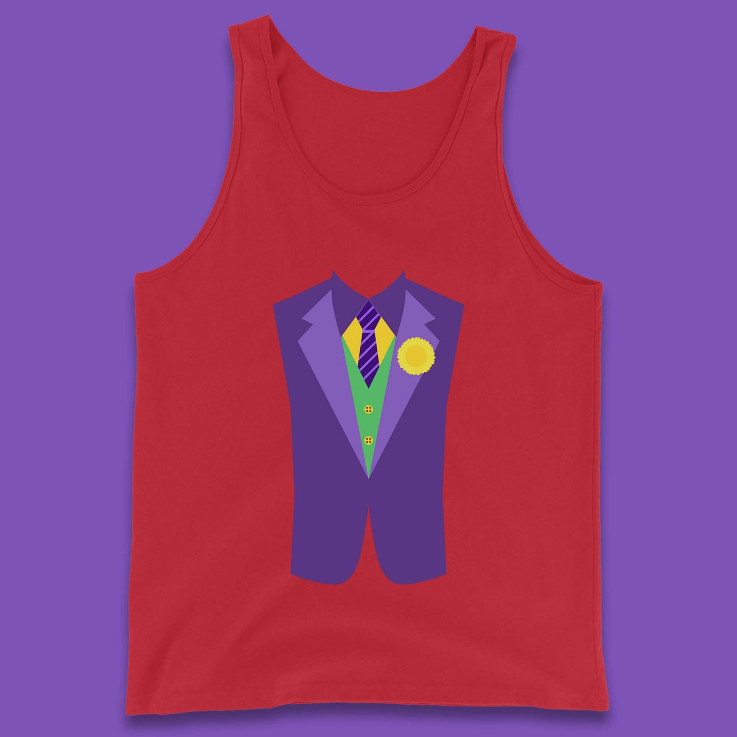 Funny Tuxedo Mardi Gras Tux Party Celebration Costume Tank Top