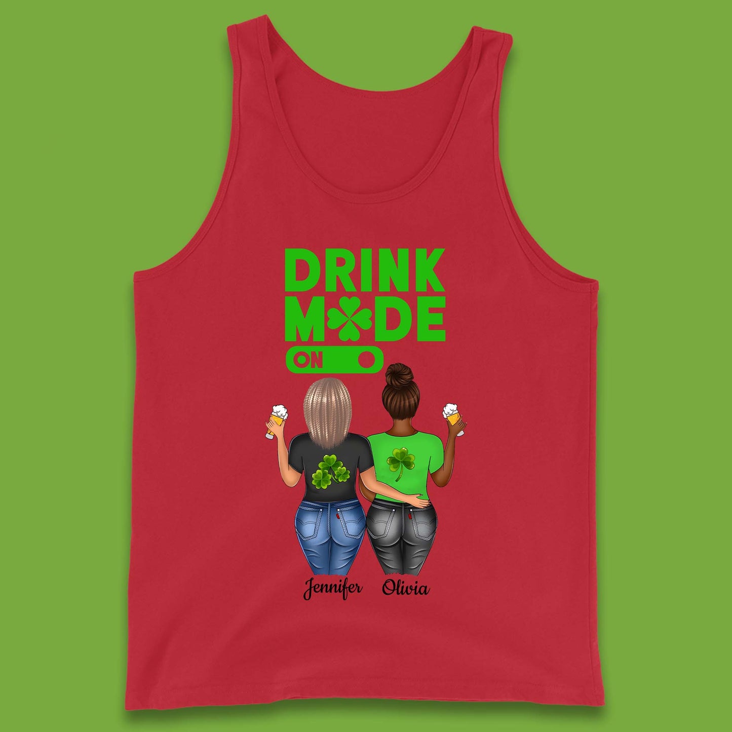 Personalised Drink Mode On Tank Top