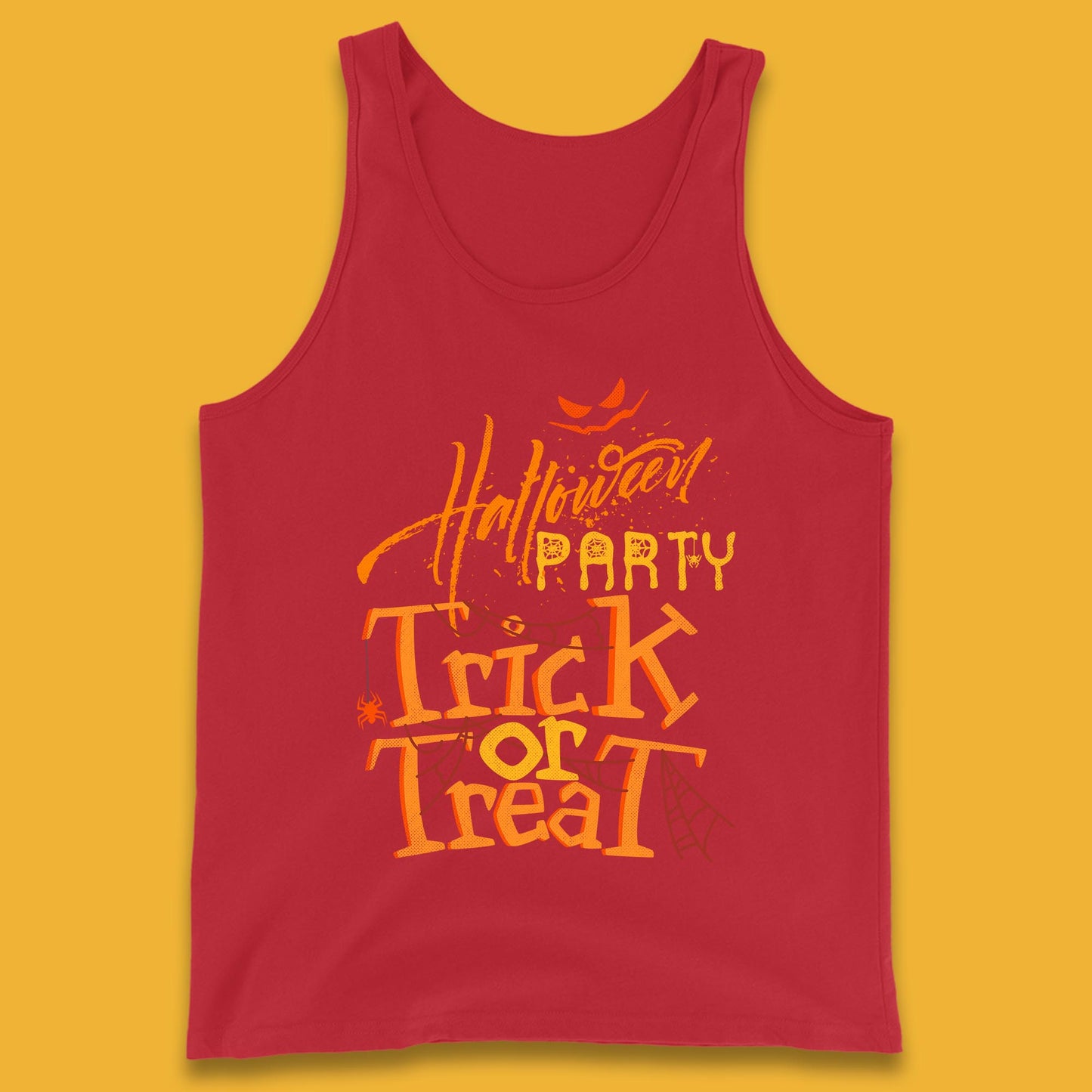 Happy Halloween Trick Or Treat Horror Scary Spooky Vibes Tank Top