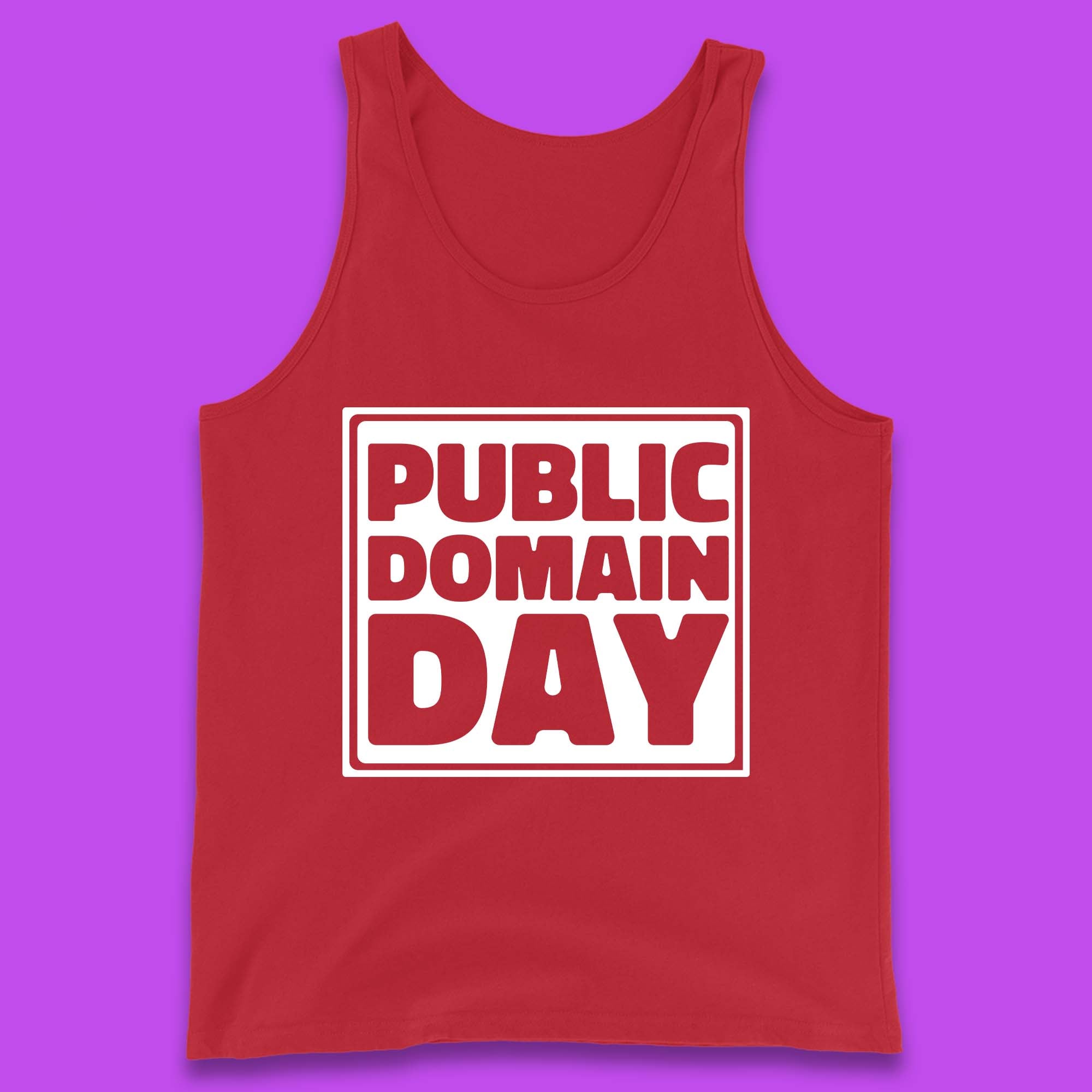 Public Domain Day Tank Top