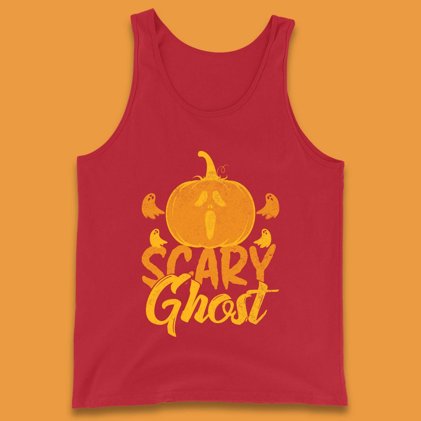 Scary Ghost Halloween Scream Ghost Face Horror Scary Pumpkin Ghostface Tank Top