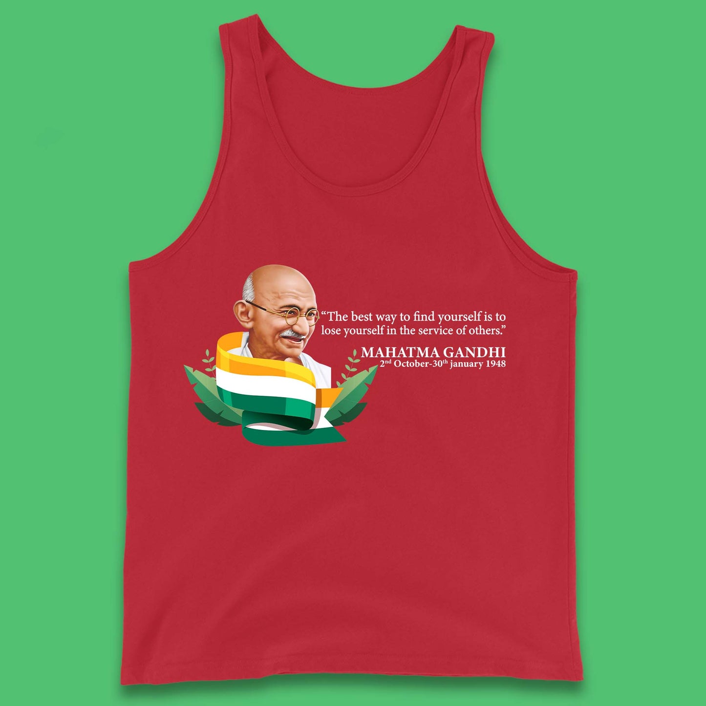 Mahatma Gandhi Quotes Tank Top