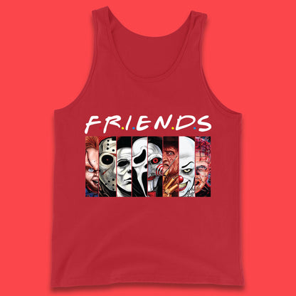 Halloween Friends Horror Movie Characters Killers Scary Friends Tank Top