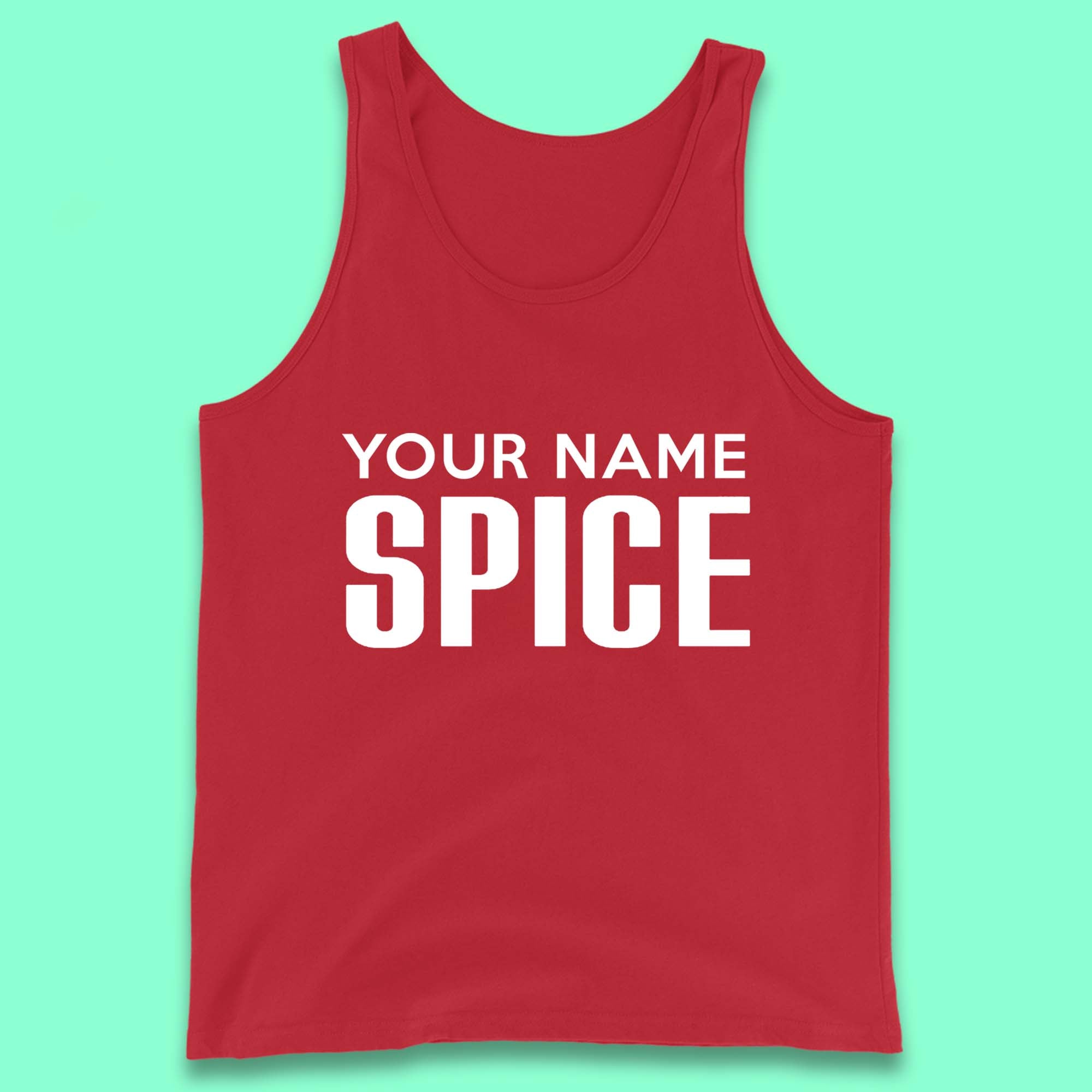 Personalised Spice Girls Tank Top